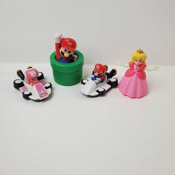 Super Mario Bros McDonald's Happy Meal toy Lot - Picture 1 of 5